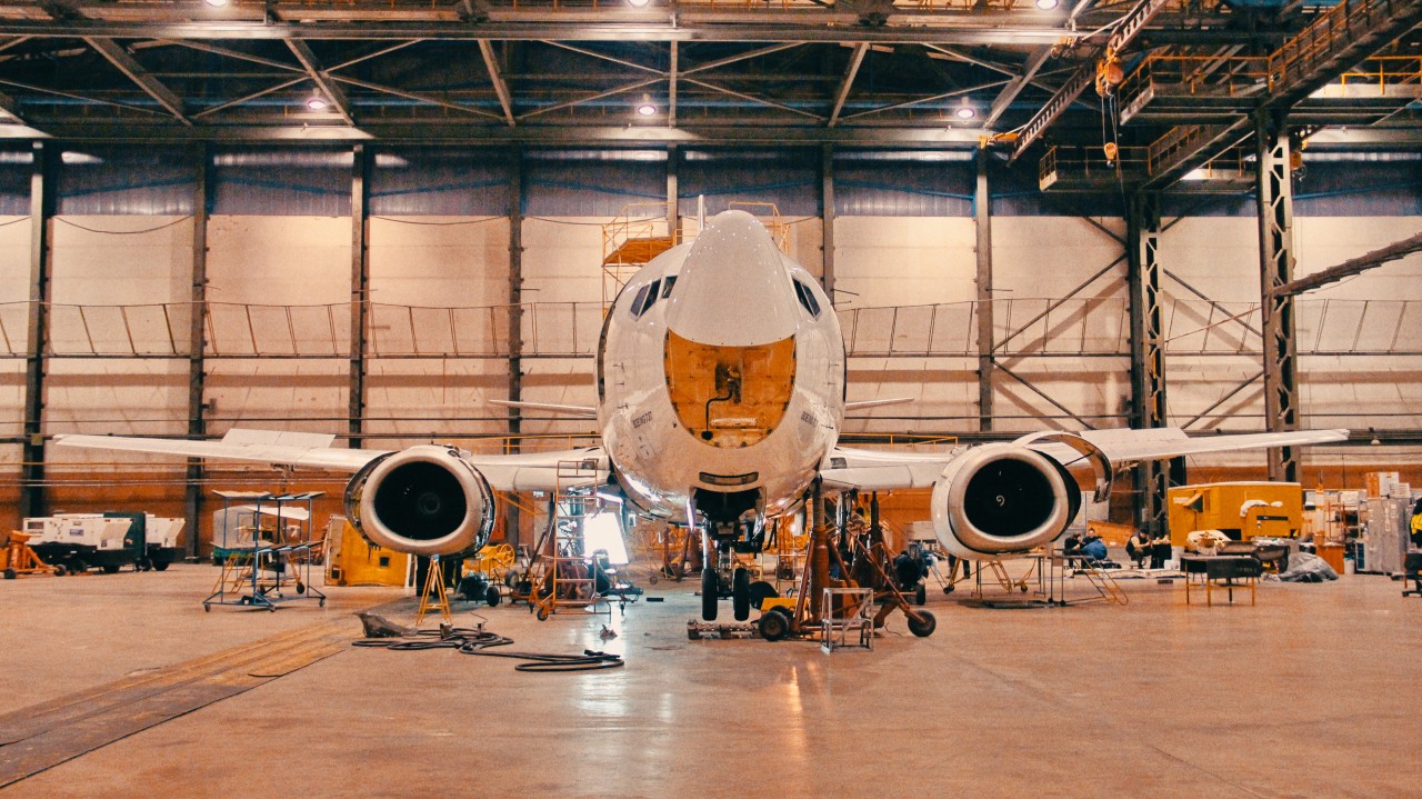 Generated temporary aviation industry image