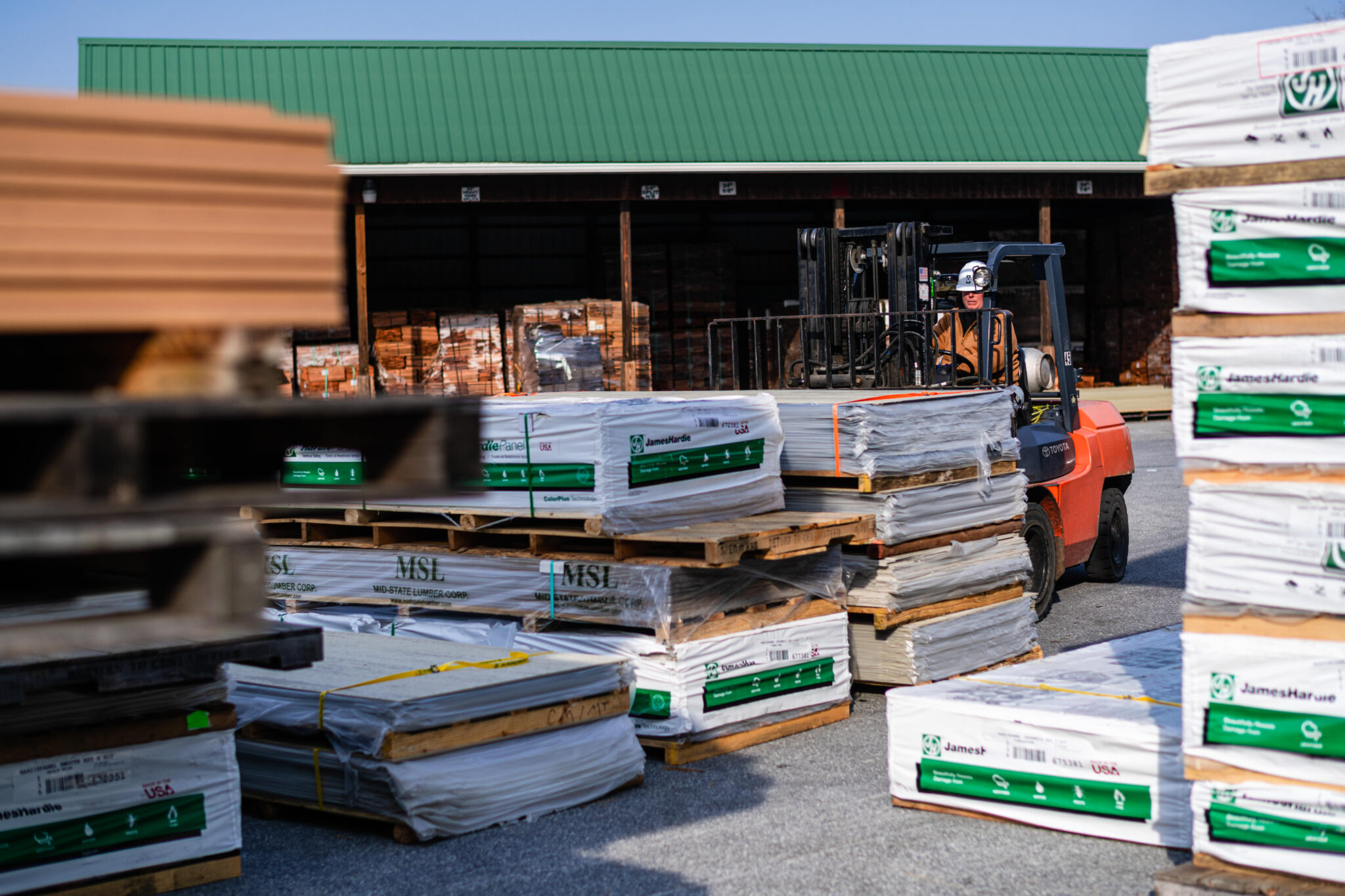 Generated temporary building materials industry image